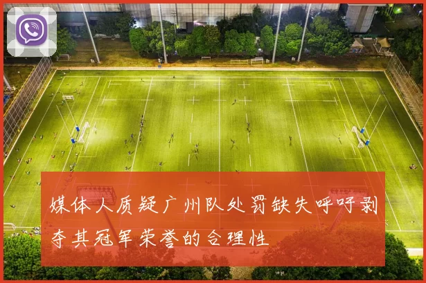 媒体人质疑广州队处罚缺失呼吁剥夺其冠军荣誉的合理性